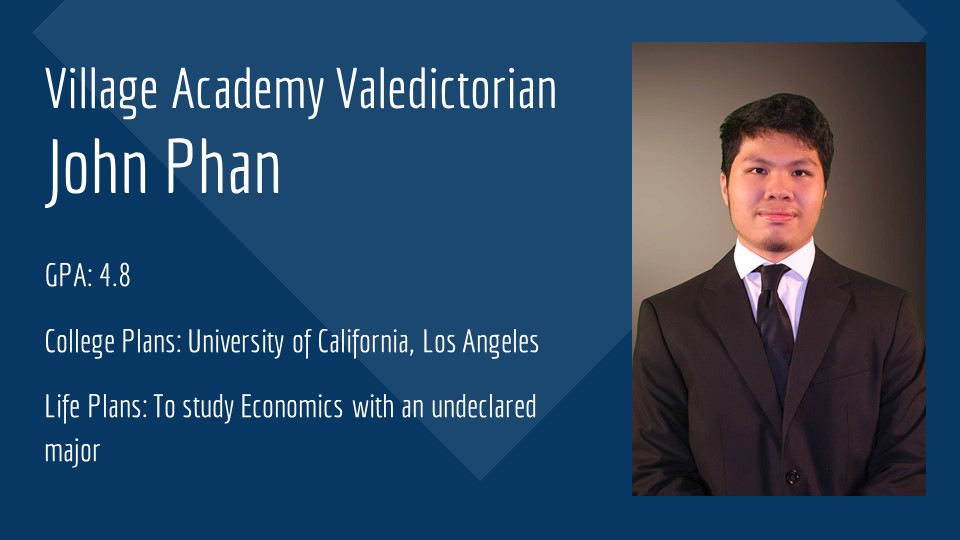PomonaUnified's tweet photo. WE are #PROUD to celebrate the achievements of #VAHS Valedictorian Vincent Hoang and Salutatorian's John Phan and Jasmine Nguyen! #proud2bePUSD https://t.co/4XfiMQwBkH