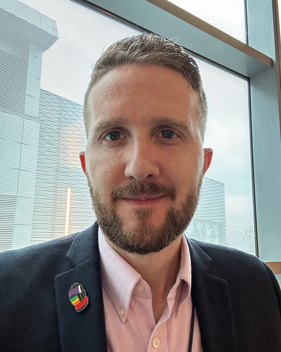 PeterLovins's tweet photo. All checked in at the @sportslawyers Association annual conference #SLAC23. For any other LGBTQ+ attendees (allies too, ofc), I’ll have on this pin throughout the event for visibility. Let’s connect! https://t.co/YsHj3KXBUb