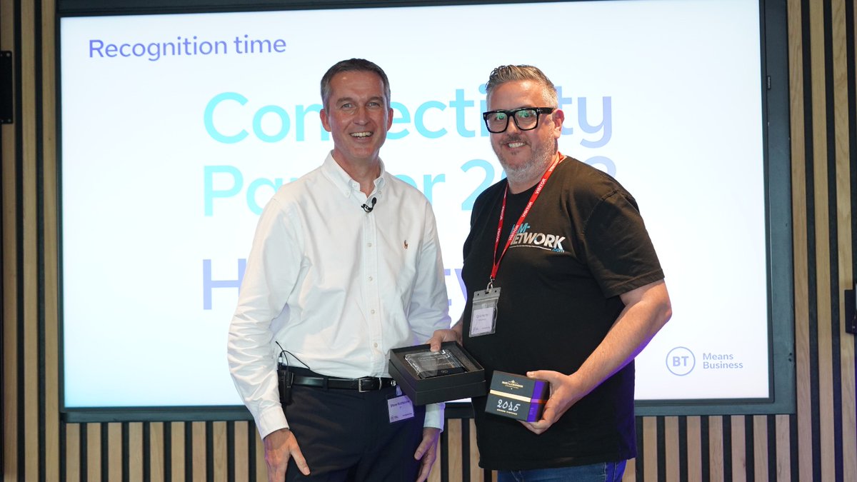 hmnetworkuk's tweet photo. We celebrated our 10th anniversary this year and also received an award from BT as connectivity partner of the year! https://t.co/oxUDJs5YGm https://t.co/kWDV8R5mOO