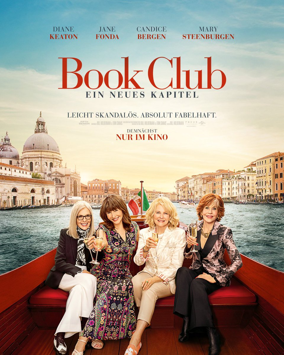 Kinoheld_de's tweet photo. Ciao Bella heißt es für die vier Best-Ager-Freundinnen des Book Club, als der längst überfällige Mädelstrip sie quer durch Italien führt.🇮🇹

BOOK CLUB - EIN NEUES KAPITEL gibt es ab heute in eurem #Lieblingskino. Tickets findet ihr direkt hier: https://t.co/oiKEYMag5F https://t.co/XIL0MAMxSN