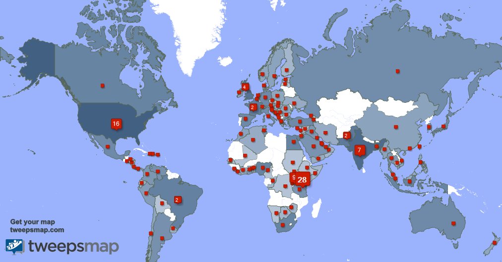 I have 5 new followers from Egypt, and more last week. See tweepsmap.com/!shabasarah