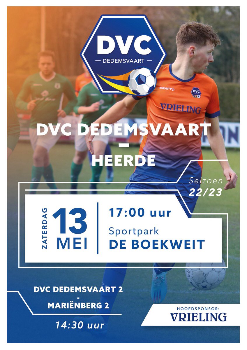DVC_Dedemsvaart's tweet photo. Aankomende zaterdag!
#DVC #3Coost #dvchee https://t.co/ldigvQblBy