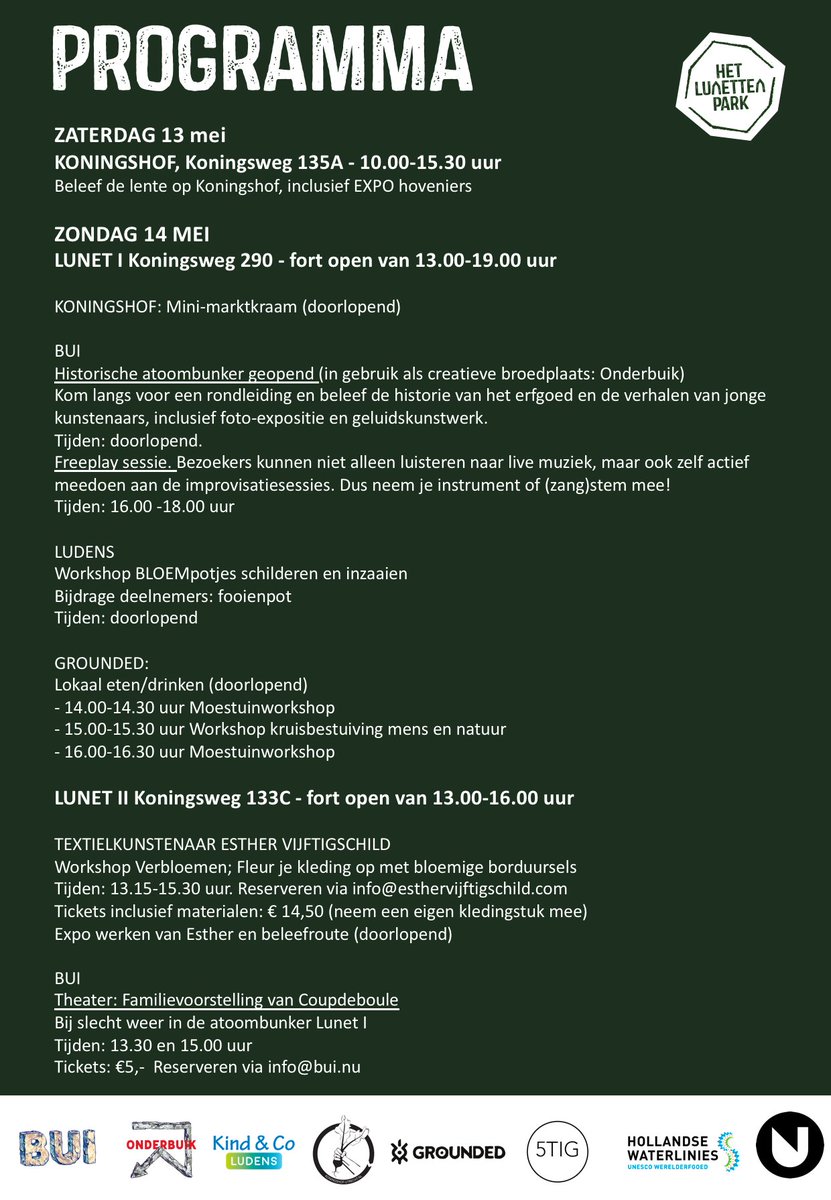 Leuke activiteit voor dit weekend!