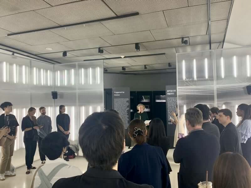 It is such an honor to be part of TRAVEL ACROSS BOUNDARIES, a joint exhibition of <a href="/UZH_en/">University of Zurich</a> and <a href="/ETH_en/">ETH Zurich</a> <a href="/seoulddp/">동대문역사문화공원(DDP)</a>! <a href="/SwissAmbSeoul/">Embassy of Switzerland in 🇰🇷 (Archived)</a>'s speech at its opening was also the kickoff of Swiss-Korean Innovation Week 2023🇨🇭🇰🇷 We are excited for what's to come! #swisskorea60 #biodiversity #AI