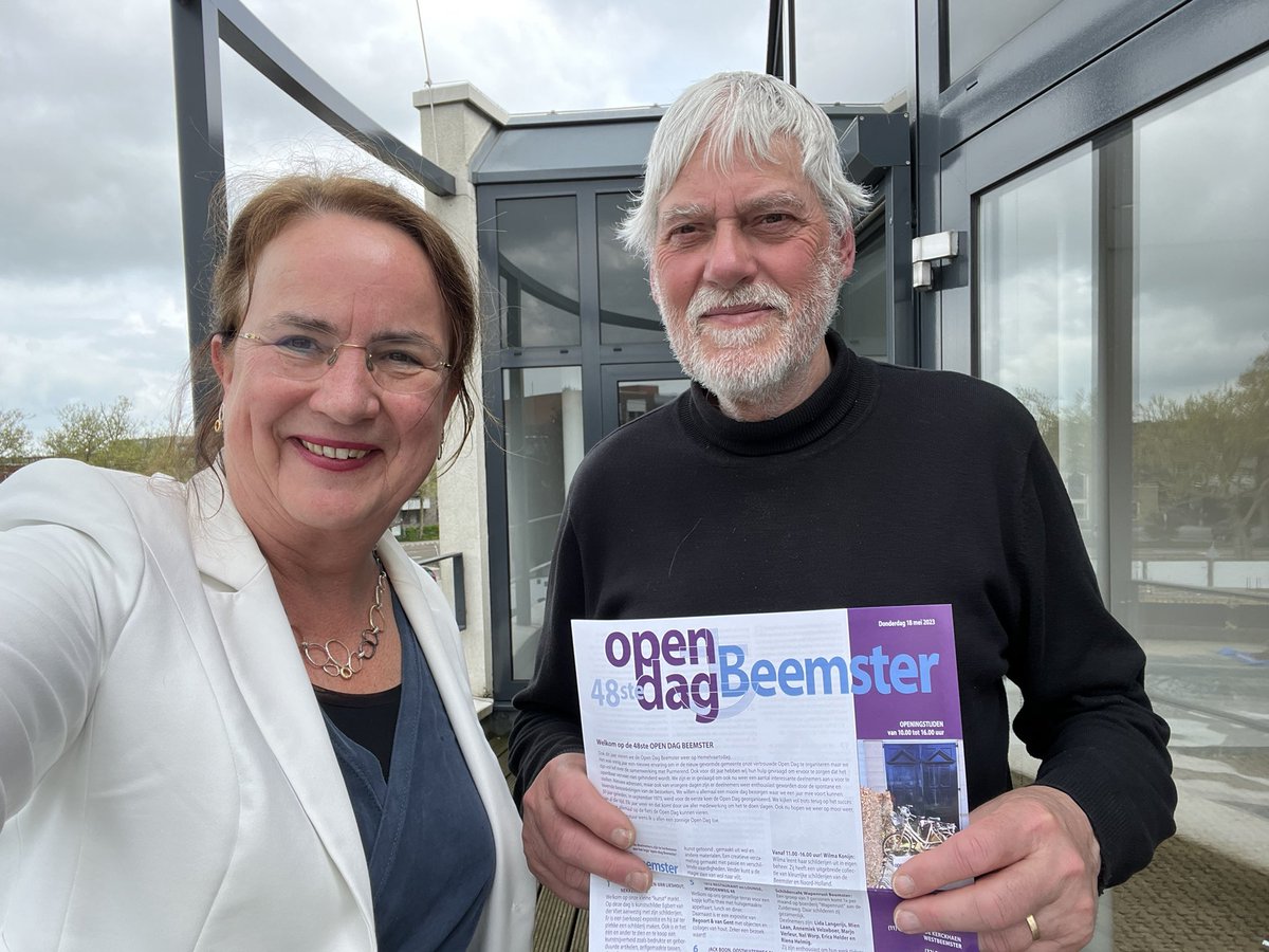 Op Hemelvaartsdag vindt in Beemster de 48e Open Dag Beemster plaats. Voorzitter Peter Leek bracht mij het programma, bijna 60 adressen waar bezoekers welkom zijn. Wordt een prachtige dag op verrassende plekken.