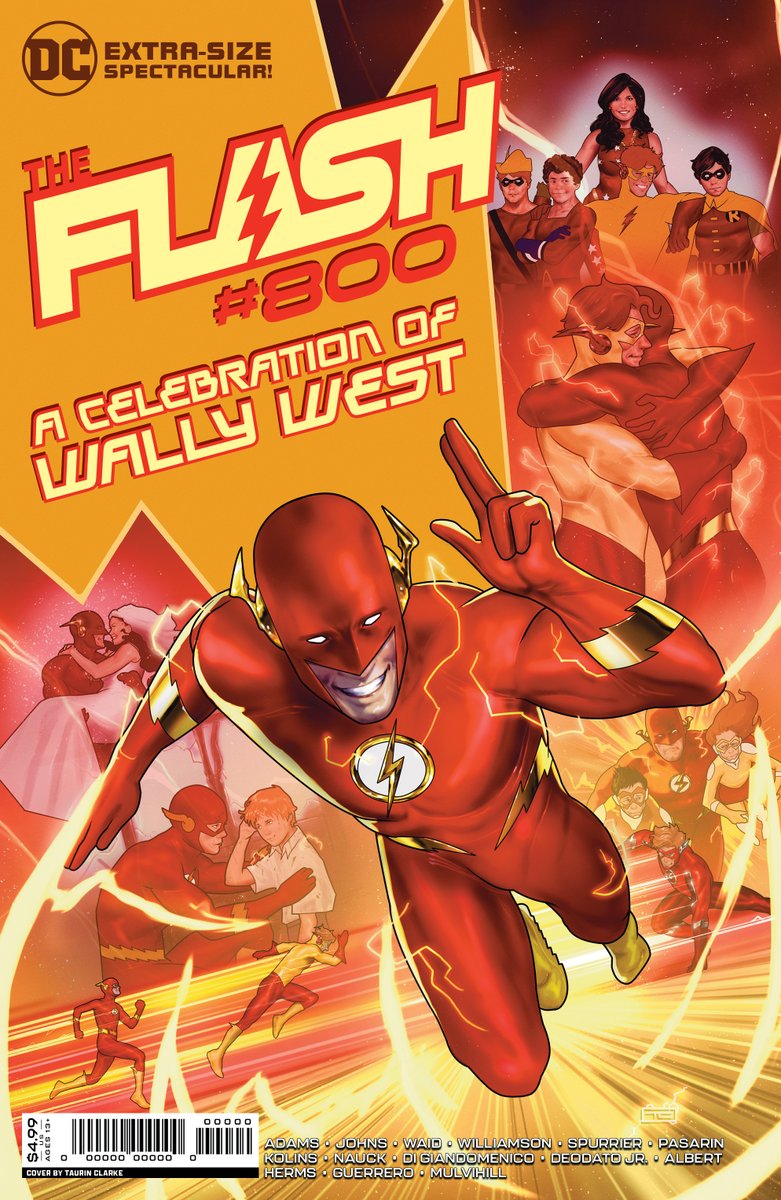 DCOfficial's tweet photo. First look! We’re celebrating The Flash’s 800th issue on June 6 with an extra-sized comic and we have exclusive artwork from each of the amazing creative teams at https://t.co/UnJ2Tg0uPB https://t.co/cq5Idup6GL