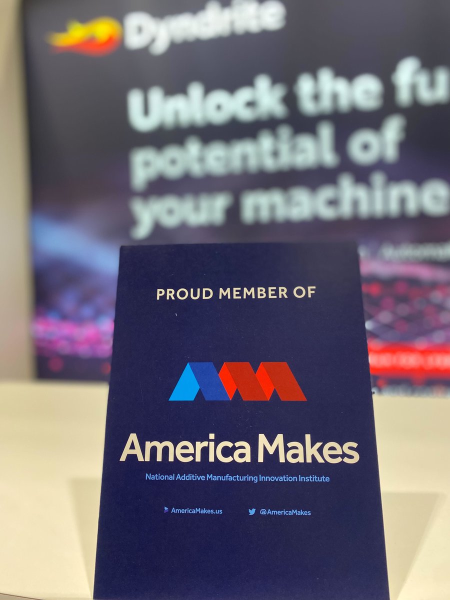 Dyndrite is a proud member of America Makes. Join us as we work to shape the future of additive manufacturing! #AmericaMakes #3Dprinting #AdditiveManufacturing #IndustryLeaders #Innovation #Technology #Dyndrite #FutureOfManufacturing