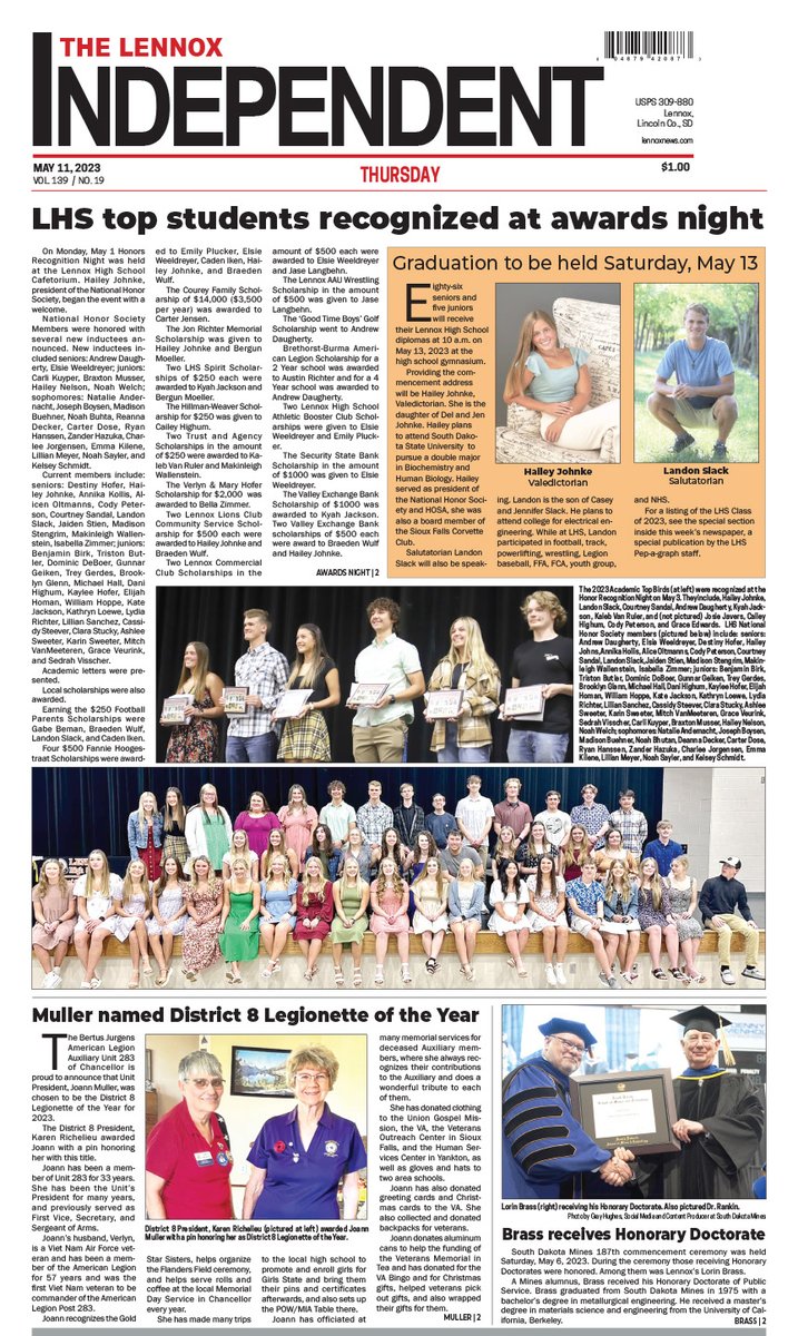 Check out this week's edition of The Lennox Independent. Available on stands now — login anytime at lennoxnews.com.