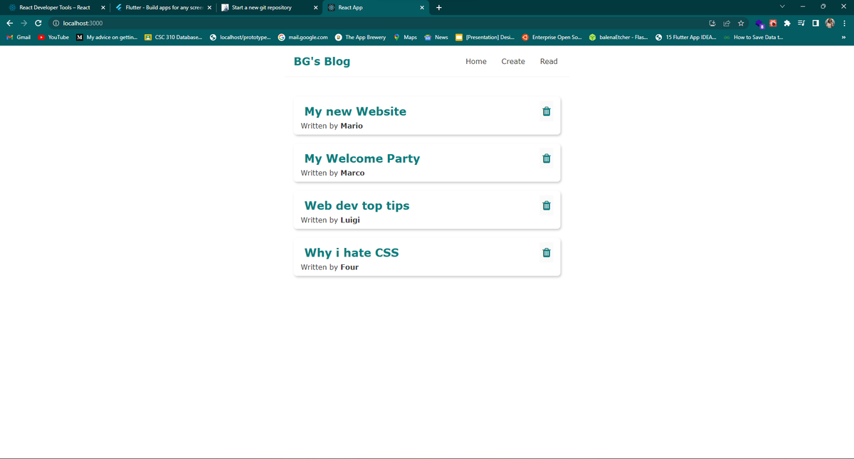 GaelleTiku's tweet image. My first React JS app😅😅
It's just static for now, will continue working on it tomorrow.
#reactdev
#frontenddev
#reactjs