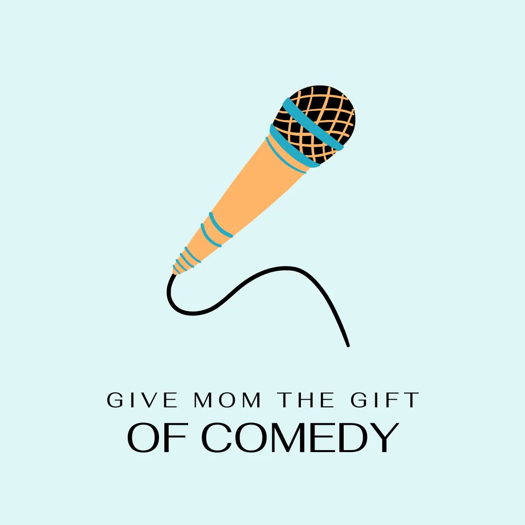 Make your Mom laugh this Mother's Day weekend. Seriously, why not? Tickets here: buff.ly/3vmia4Q 🌸