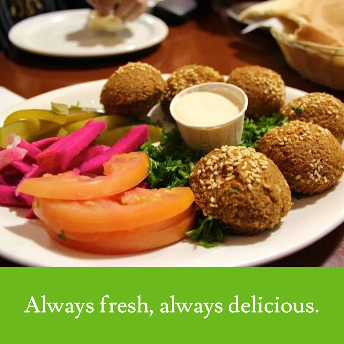 Handcrafted and made to order, our dishes are sure to hit the spot! Stop by and satisfy all of your Mediterranean cravings today.  #SupportLocal