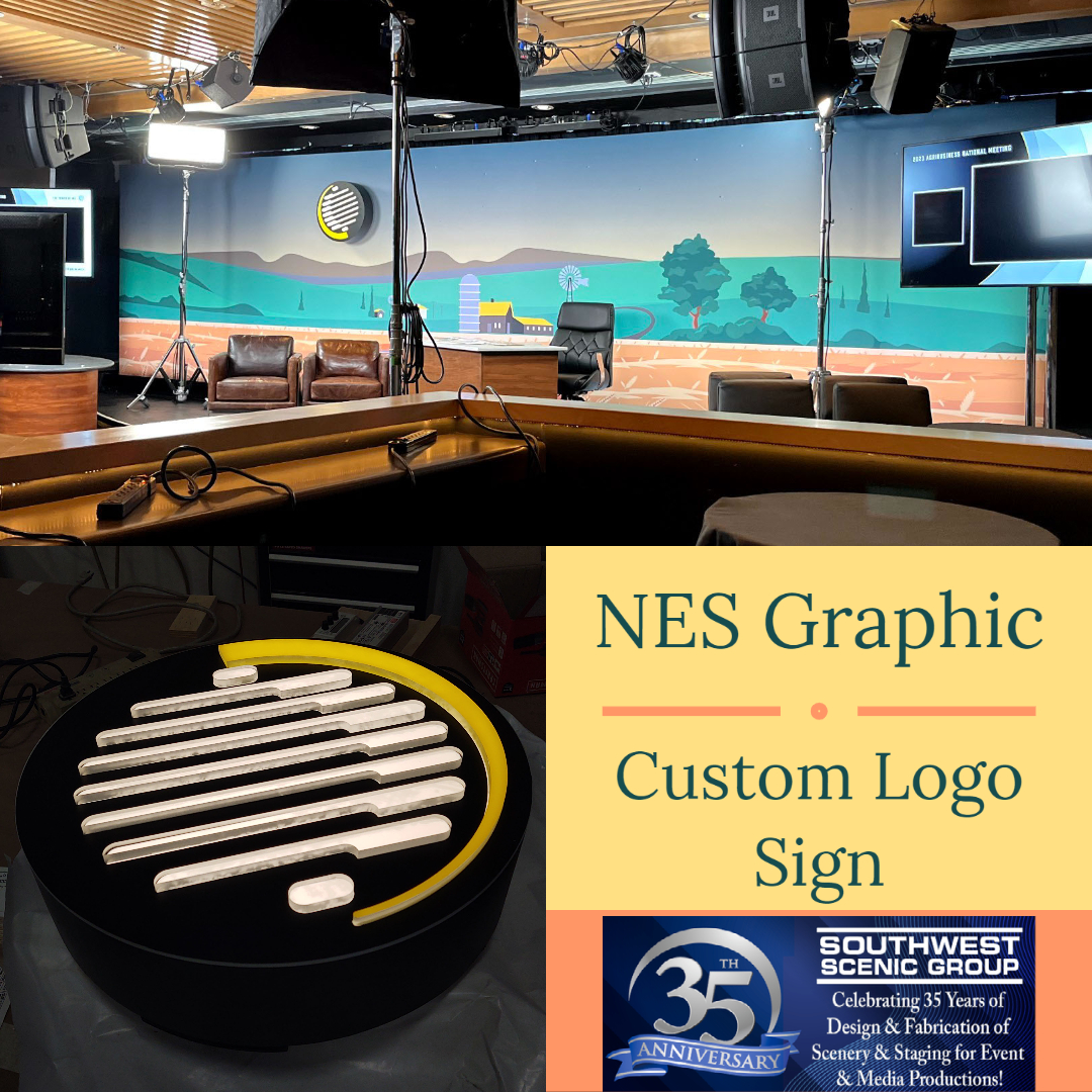 SWScenicGroup's tweet photo. We do large format graphics too! Using our NES frame we can customize the size to meet your project needs. Contact us for more info at info@southwestscenic.com or 480-968-5595 today! #Events #NegativeEdge #Graphics https://t.co/UBPoKqKg6I