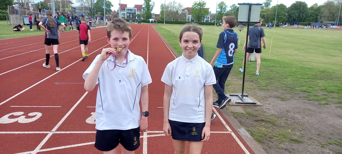 A great day... Made even better with 🥇for Adam and 🥈for Niamh in the Year 7 1500m. Still to find out all of the results as I was officiating all day. But nevertheless some great performances and a lot learnt about competing in athletics. 💖🎽 @ColPrepHigh #wellbeing #cognitaway