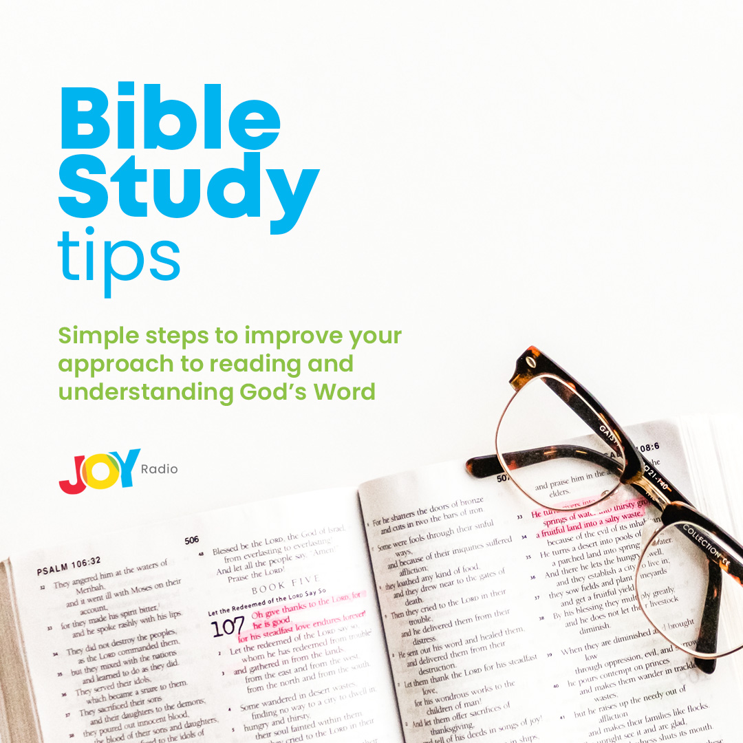 myJOYRadio's tweet image. Part 6 and the Final part of our Bible Study Tips series: The goal was to empower you to dive back into the Bible and discover the secrets and the information at your own pace and with tools to help extract the word of God.

#MyJOYRadio #BibleStudyTips  #UnlockTheBible