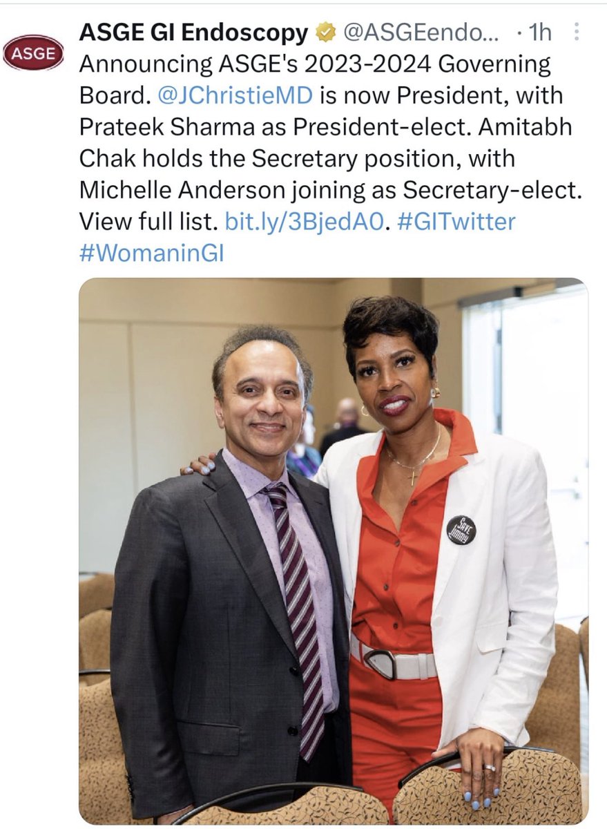 alessandro repici (@alerepici) on Twitter photo So proud of my brother Prateek becoming President Elect of ASGE. Congratulations to Jennifer and Prateek for their outstanding achievements and contribution to the field of digestive endoscopy <a href="/ASGEendoscopy/">ASGE GI Endoscopy</a> <a href="/JChristieMD/">Dr Jennifer Christie</a> So proud of my brother Prateek becoming President Elect of ASGE. Congratulations to Jennifer and Prateek for their outstanding achievements and contribution to the field of digestive endoscopy <a href="/ASGEendoscopy/">ASGE GI Endoscopy</a> <a href="/JChristieMD/">Dr Jennifer Christie</a>