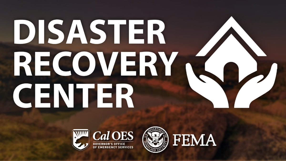 @Cal_OES is partnering with @fema, @SBAgov, @CountyofKern, @MariposaCounty, @MontereyCoInfo, @SBCounty, @sccounty, and @CountyofTulare in hosting Disaster Recovery Centers (DRCs).

For more: wp.me/pd8T7h-83c