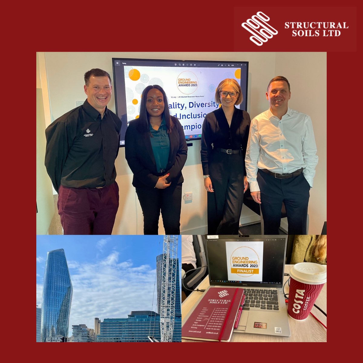 Congratulations to all the <a href="/GE_magazine/">Ground Engineering</a> finalists in the EDI category. 

You were all awesome 👏. 

Unfortunately there can only be one 🏆! 

Part of the <a href="/RSKGroup/">RSK</a>