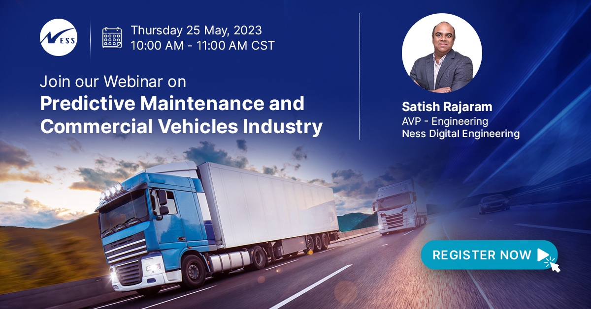 💻 We are excited to invite you to our upcoming #PredictiveMaintenance and #CommercialVehicle Industry #webinar! Join us on 25th May 2023 from 10:00 AM to 11:00 AM CST as we explore the various benefits of this practice on fleet vehicles.
bit.ly/3I1LGmu