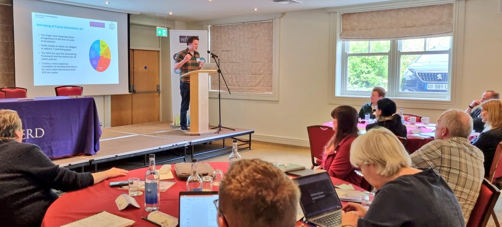 Really great to be back with colleagues from across Wales and beyond at a WISERD All Staff Away Day. Enjoying sessions to share research findings, lively panel discussions and a chance for cross-organisational project meetings.