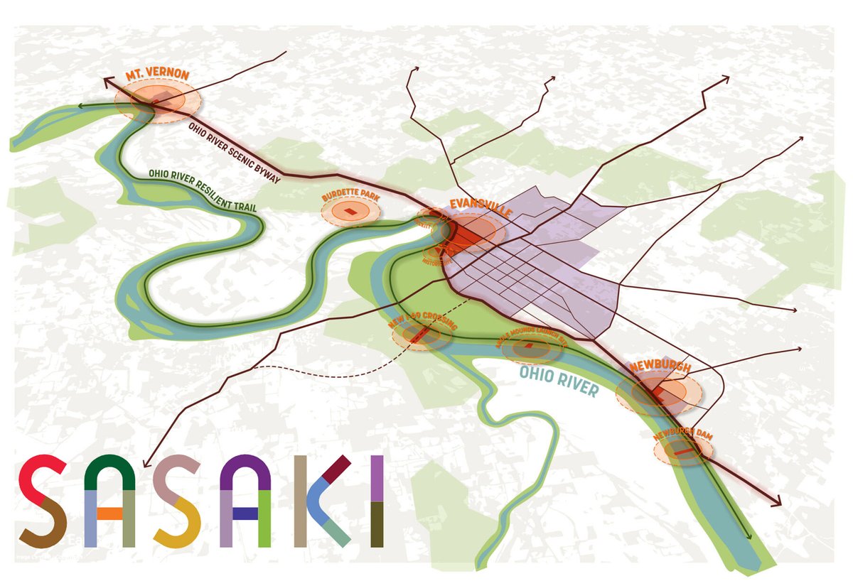 evvregion's tweet photo. Evansville Region Selects Sasaki for Ohio Riverfront Visioning and Strategic Plan โ๏ธ
Read More: https://t.co/Tu8kJMhaCd
@DT_EVV
#rivervision #evvregion #eisforeveryone #DTevv https://t.co/nLyqWssCqr