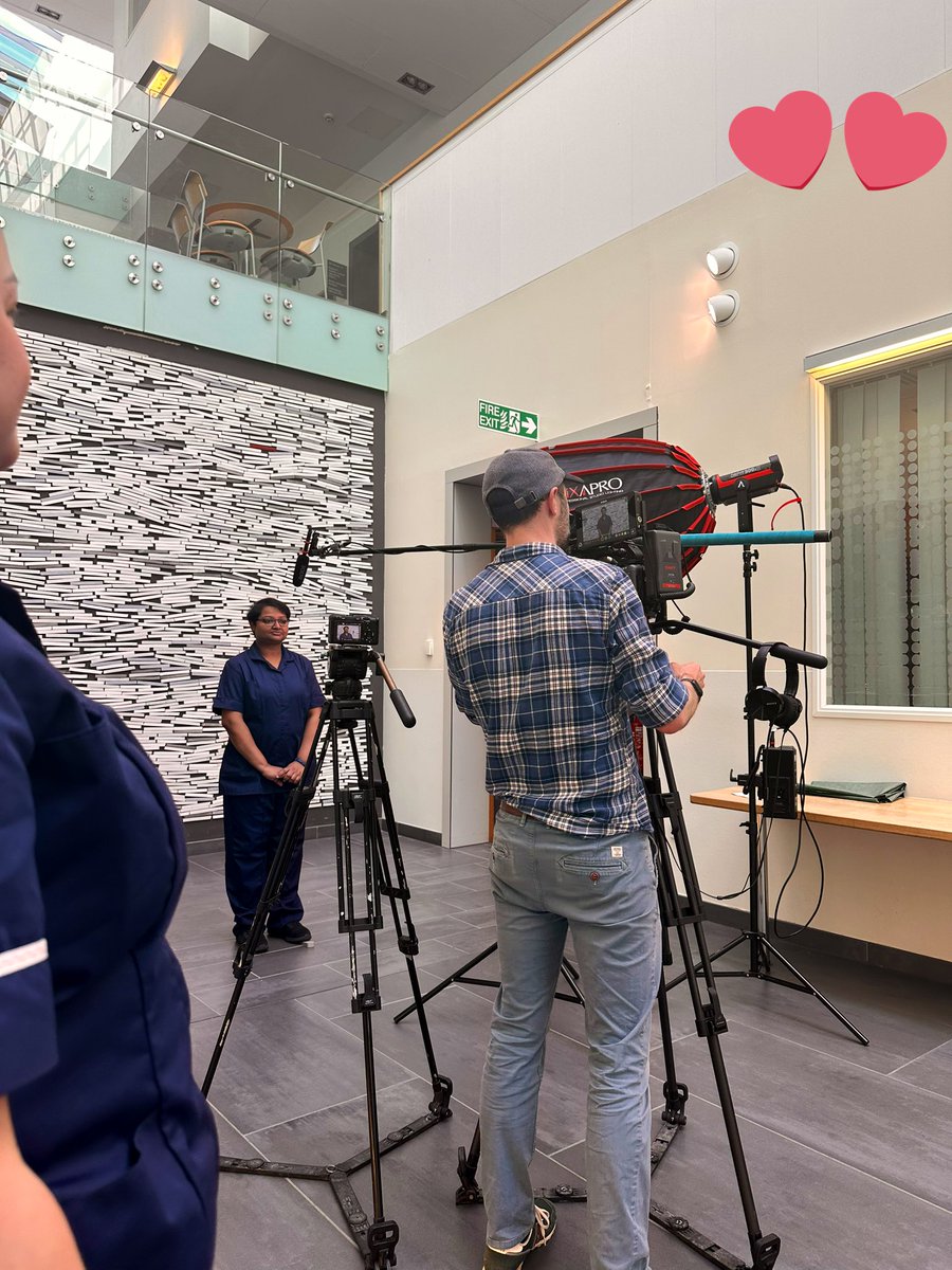 armstrongduff's tweet photo. Big thank you and well done to @ZoeHillNBT for developing and facilitating a #WelcomeVideo for #IENs @NorthBristolNHS using @NHSEngland #Stayandthrive funds 💵 and thanks to staff for giving their time so generously to ensure a warm welcome for our nurses @brightbluemedia ❤️❤️❤️ https://t.co/IopFW3Dlsw