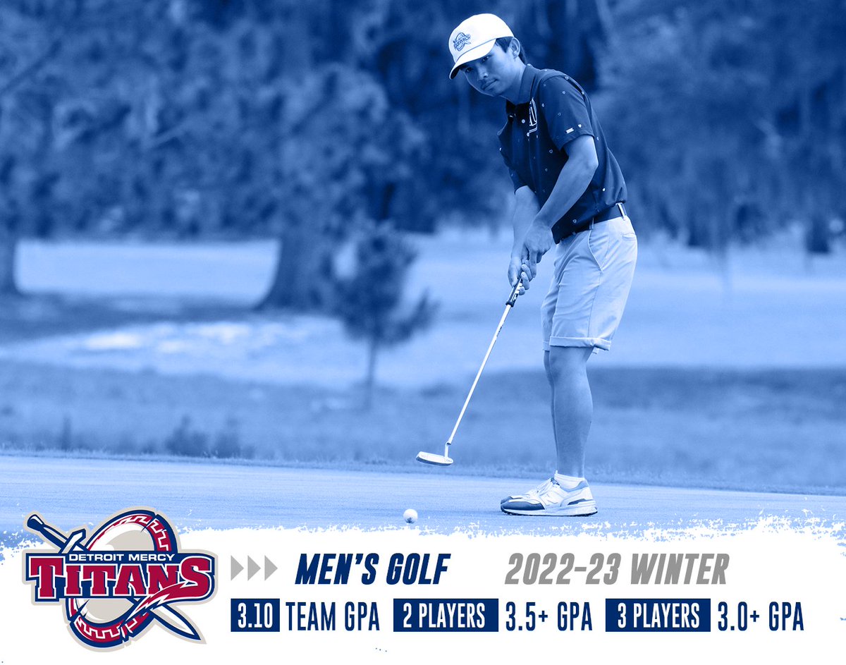 Guys did the job on and off the course! #DetroitsCollegeTeam ⚔️🏌️‍♂️📕