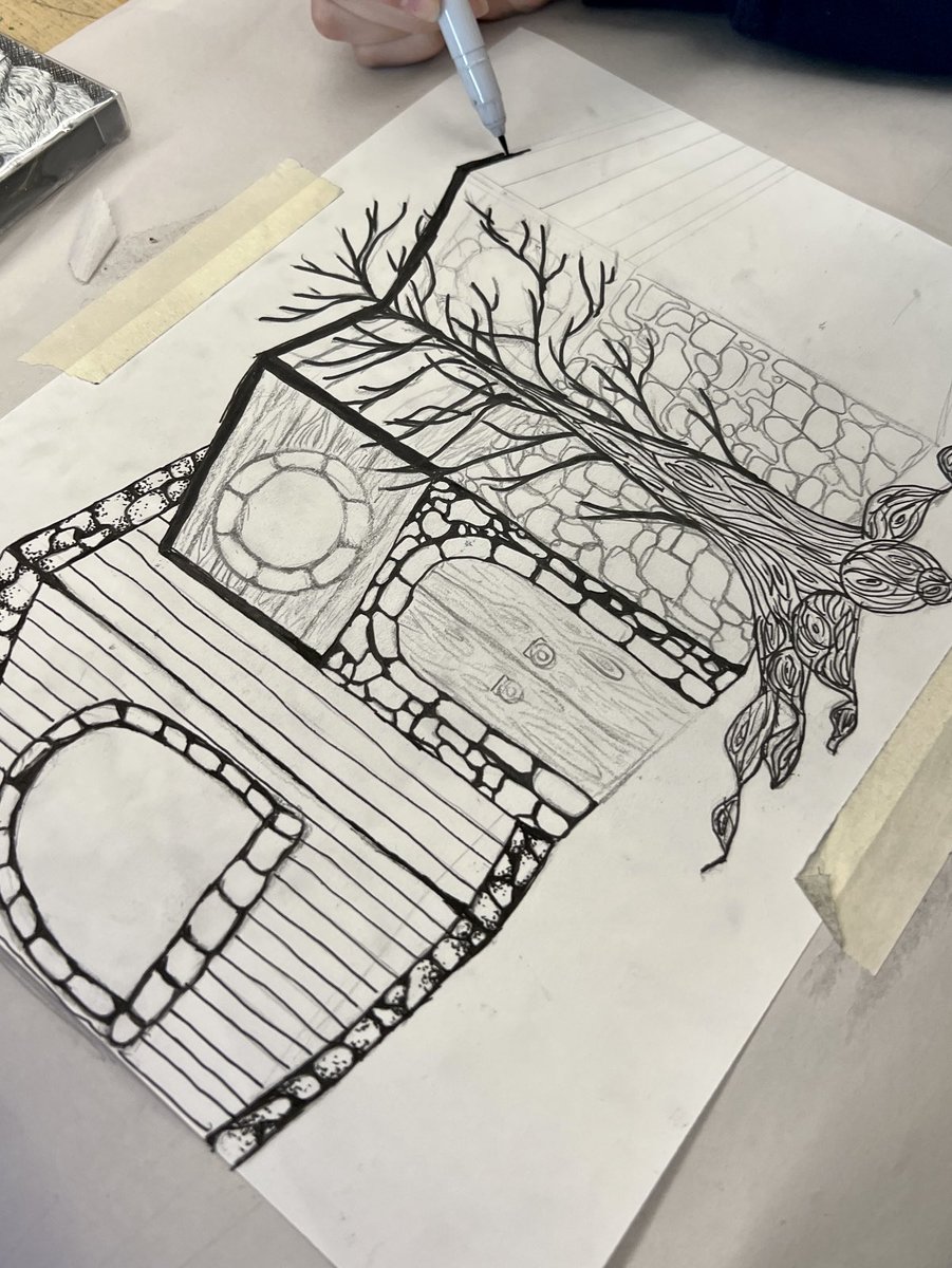 I am regretting not starting this unit earlier in the school year- but at the same time I don’t think my artists could have done this any earlier. 2pt architectural drawings are beautiful! ⁦<a href="/HofiusKISD/">Hofius Intermediate</a>⁩ ⁦<a href="/kleinfinearts/">Klein ISD Fine Arts</a>⁩ ⁦⁦<a href="/CrestonHerron/">Creston Herron</a>⁩