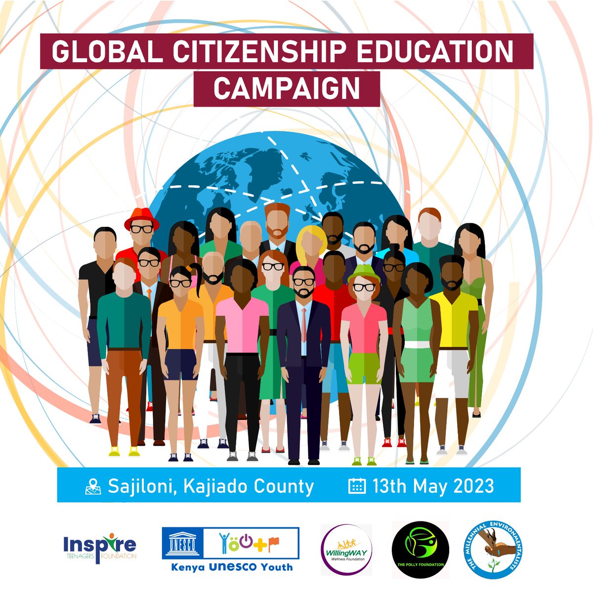 Kajiado youths are you ready?

Together with our partners, we shall be landing at Kajiado County for Global Citizenship Education Campaign this weekend.

GCED gives learners opportunities to realize their rights and obligations to promote a more inclusive, just and peaceful world