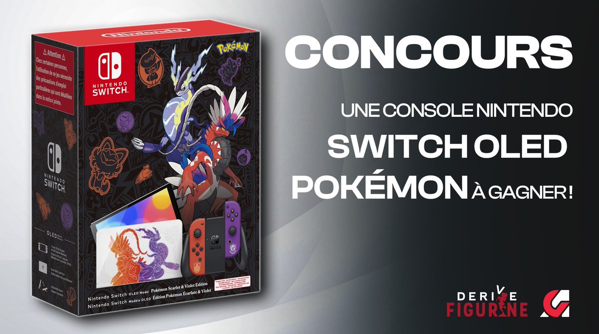 ActuG's tweet photo. #Concours : Une console Nintendo Switch OLED Pokémon Collector à gagner  #RT 

+ d'infos : https://t.co/DeNKeUKoDR https://t.co/hDMl6DpCS1
