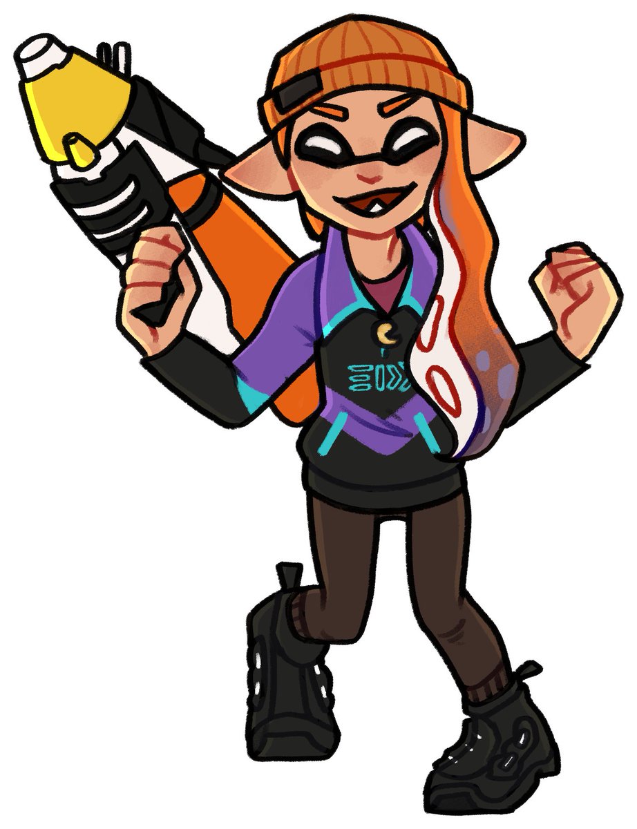 zoobisdoobis's tweet photo. Got to surprise somebody with a commission of their inkling OC Splash!! It was a lot of fun and I adore their design 💕🦑
#splatoon #inkling #artistontwitter #splattershotpro #splatoon3 #splatoonoc #inklingoc https://t.co/8ZGpw1KSFk