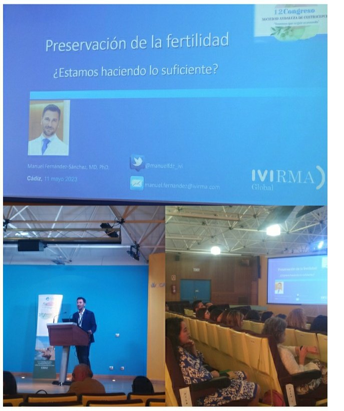 "Preservación de la fertilidad: estamos haciendo lo suficiente? " <a href="/manuelfdz_ivi/">Manuel Fernández</a> en el Congreso de la #SAContracepcion #Cadiz