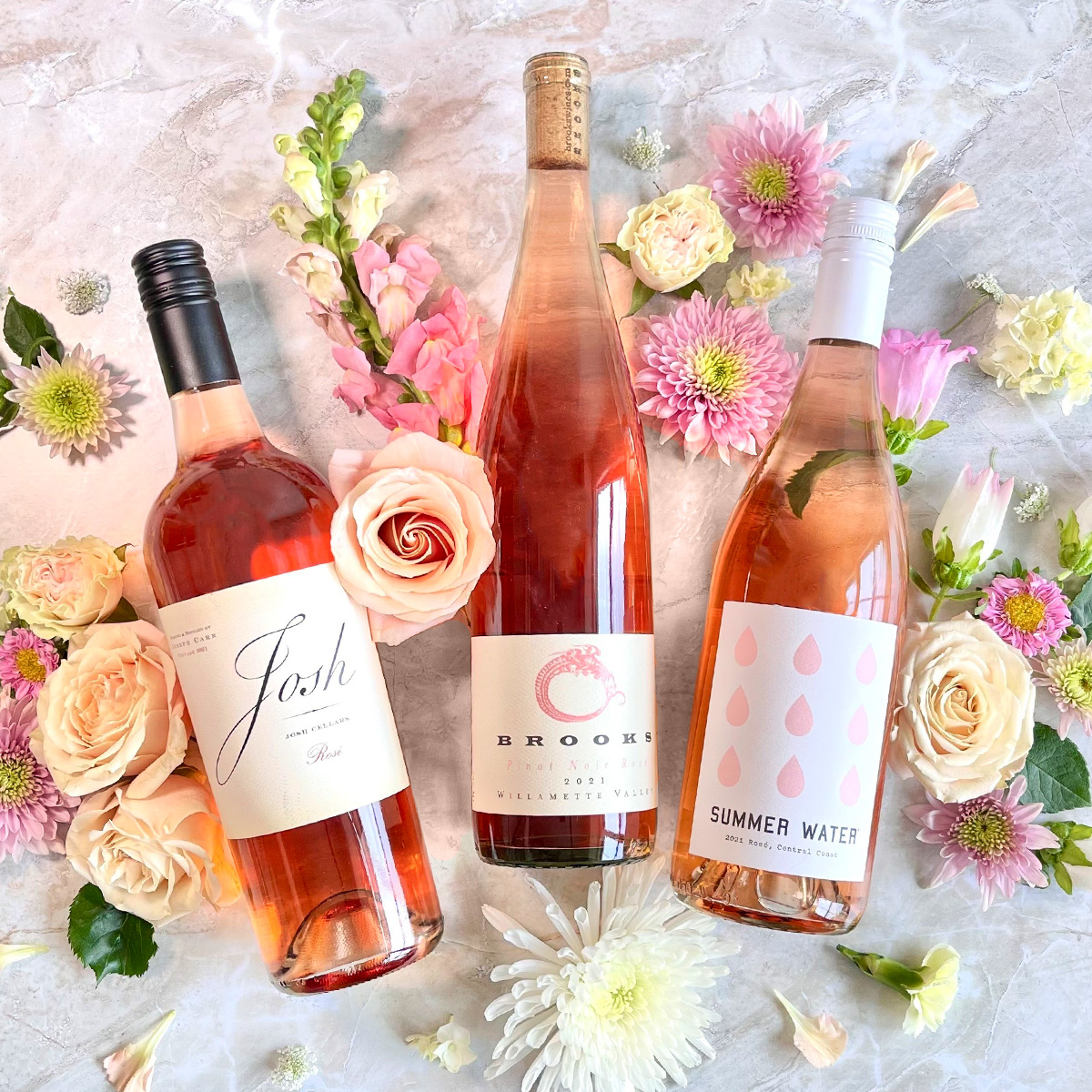 Rosé month is here and we have some great recommendations for you! Stop in and grab a bottle (or three!) and sip away May!🌸✨

@joshcellars 
@brookswinery