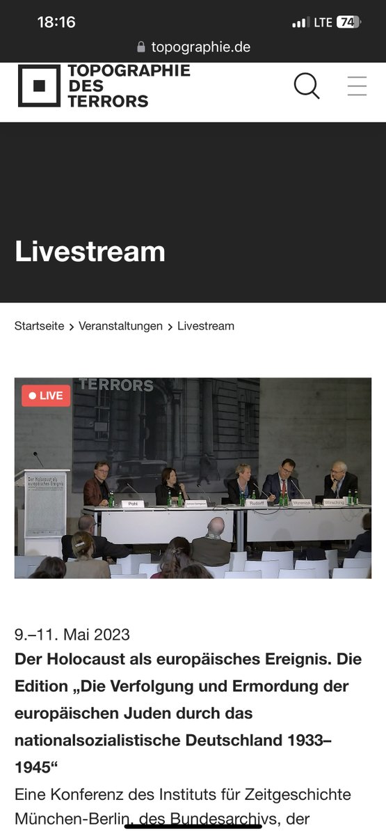 dg_history's tweet photo. Spannendes abschließendes Podium der @edition_vej-Konferenz: "Die Edition VEJ und die Perspektiven der Holocaustforschung" - mehr Transnationalität, mehr Rückbindung an strukturelle Fragen und Neugier auf benachbarte Debatten.
@pressetopo @pmj_documents #PMJ #VEJ #Holocaust https://t.co/KtpXfcFKPf