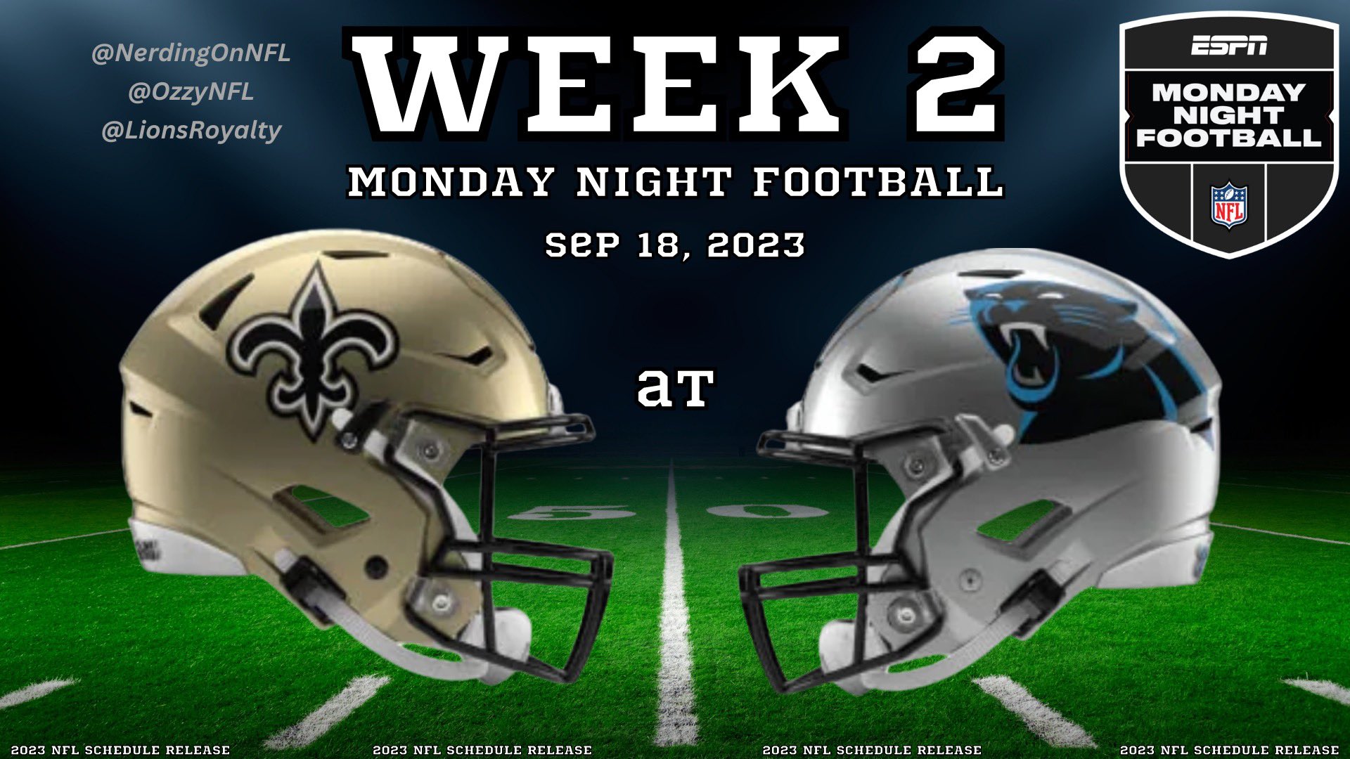 saints on monday night football