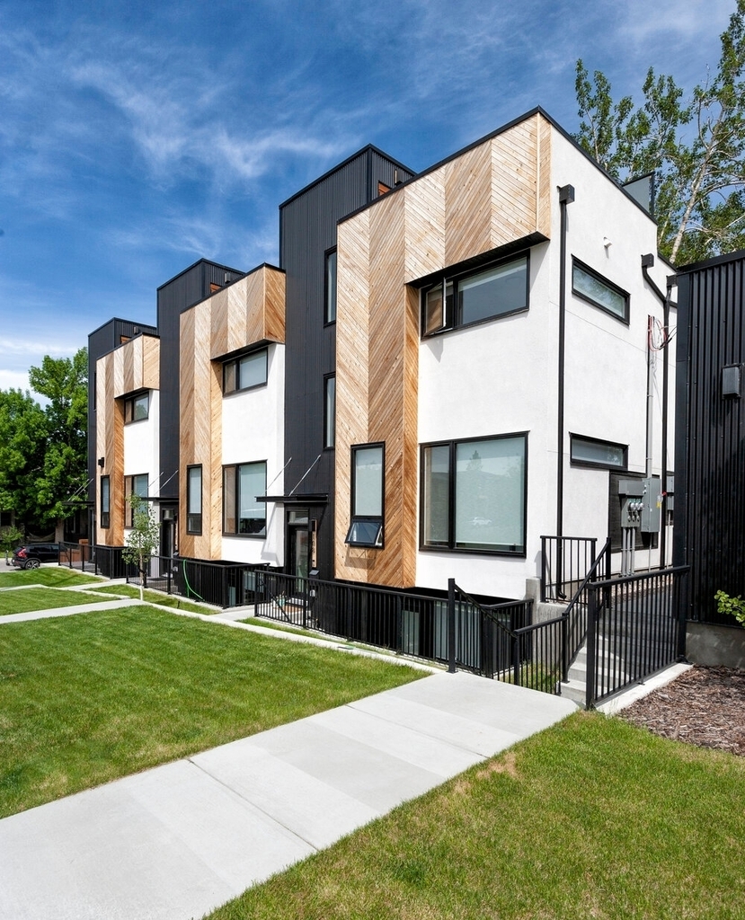 West Hillhurst 3/3 is a three unit plus three suite rowhouse building designed for RNDSQR in Calgary’s West Hillhurst neighbourhood.⁠
⁠
The site was unusually narrow for the neighbourhood. A typical parcel at 15.24m wide would normally fit four row h… instagr.am/p/CsHGIpbMF7P/