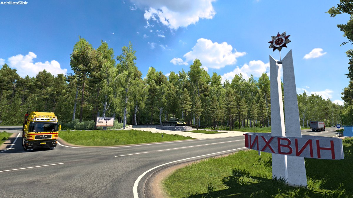 AchillesSibir's tweet photo. Valday to Pikalyovo #5
#ets2 #EuroTruckSimulator2 #rusmap #BestComunityEver #SCSsoftware #achillessibir #xbsmods #mantrucks https://t.co/8hb02KMbhd