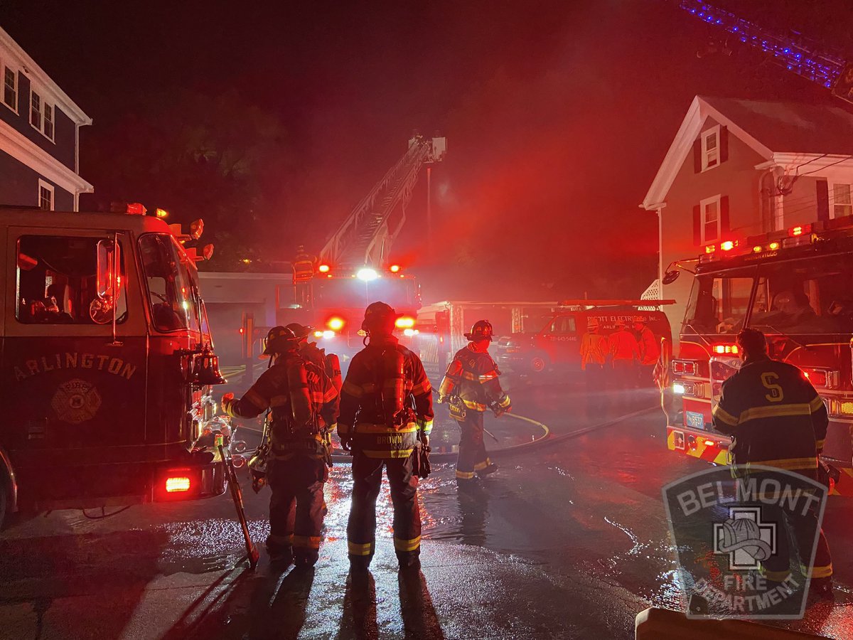 Belmont MA Fire Department on Twitter "Just after midnight, Belmont responded to Arlington on
