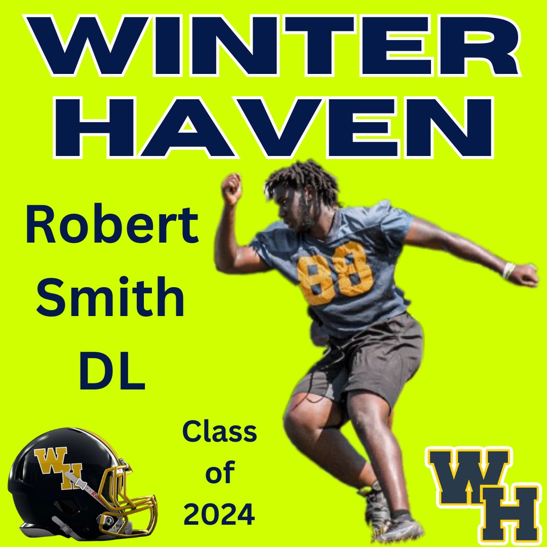 Anchoring the Defensive Line is <a href="/RobertSmithJr56/">Robert Smith Jr</a> ... Senior year is going to be great! <a href="/WHBlueDevilsAth/">Winter Haven High School Athletics</a>