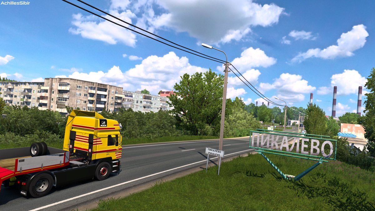 AchillesSibir's tweet photo. Valday to Pikalyovo #6
#ets2 #EuroTruckSimulator2 #rusmap #BestComunityEver #SCSsoftware #achillessibir #xbsmods #mantrucks https://t.co/RMk2Pdrm1e