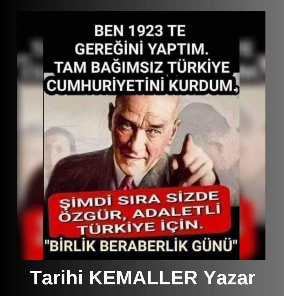 Atatürk ün askerleri atasının izinde
Tarihi KEMALLER Yazar