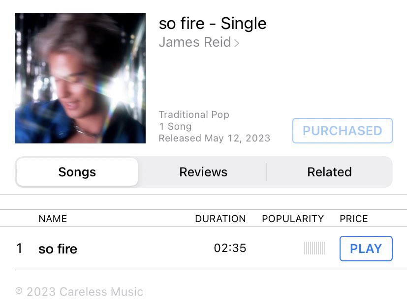 themacopa's tweet photo. Ganda talagang tignan, wala ng  Artist’s Name, plus CL, plus TA sa artist name. Just James Reid. 

The beauty of being your own distributor is not just a small win, it’s piled under big wins from consistent and hard work. 

#JamesReidSoFire 
#JamesReid | James Reid | @tellemjaye https://t.co/JIuXPInRe2