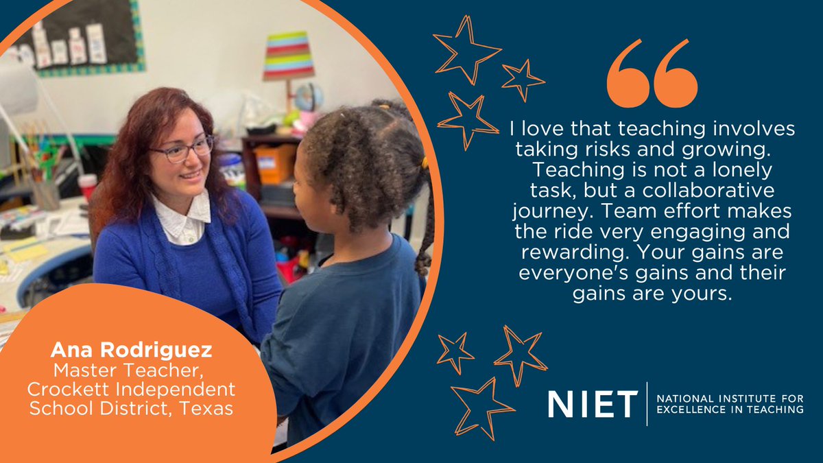 Teacher leadership roles are one of the most effective ways that school districts provide teachers with support. We recognize #TeacherLeaders contribution to creating excellent classroom experiences for teachers and students. #TeacherAppreciationWeek <a href="/jemerich52/">John</a> <a href="/teainfo/">Texas Education Agency</a>
