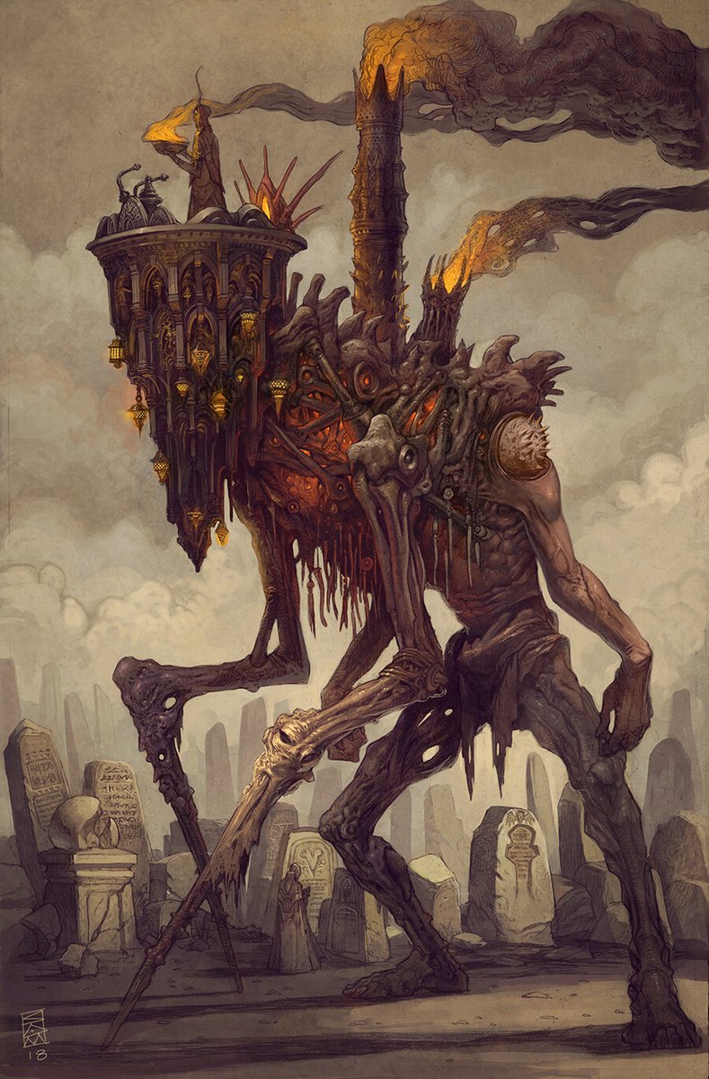 Sentinelcreativ's tweet photo. Grand Bonewalker by Sean Andrew Murray
https://t.co/XimENO7y1h https://t.co/BWtU7H1P7l