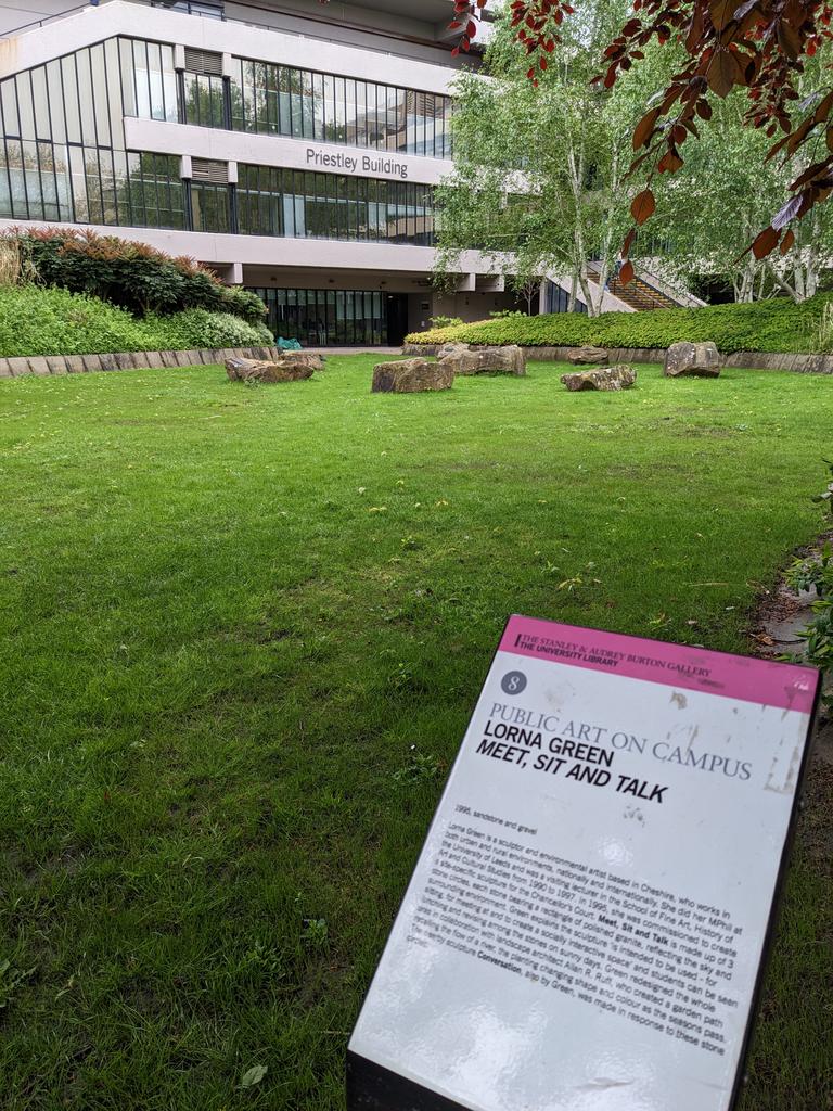 Gained lots of insight at #saferparks symposium at @UniversityLeeds. The way I process so much info is to spend time in #urbangreenspace. Fortunately, didn't have to go far - the campus has great #greeninfrastructure.