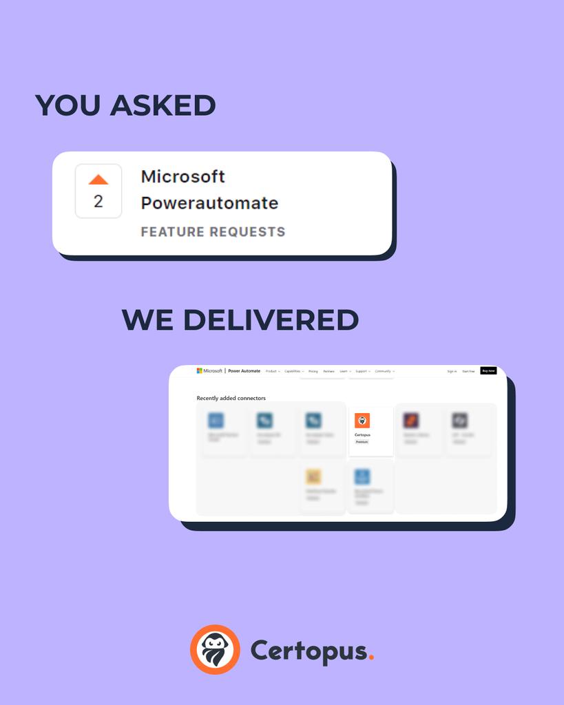 Now automate your digital credentials issuance process using Certopus Microsoft Power Automate connector! 🌟

Learn more: learn.microsoft.com/en-us/connecto…

#certopus #microsoft #powerautomate #digitalcredentials #digitalbadges #digitalcertificates #openbadges