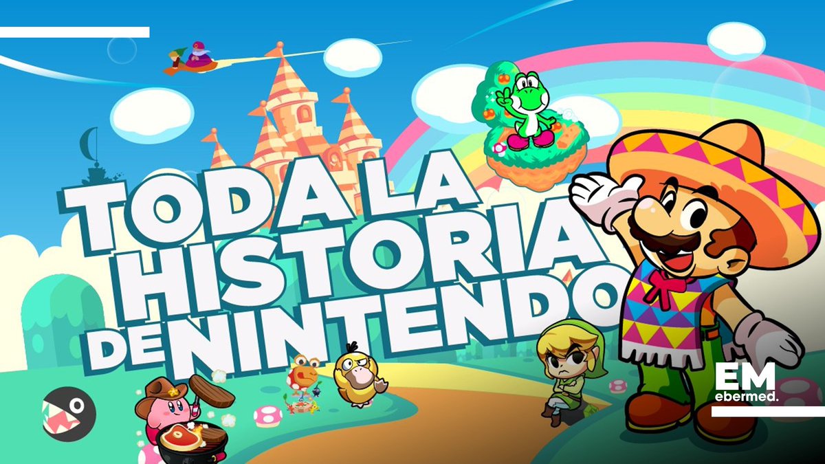 Ebermed's tweet photo. Hoy, a partir de las 5:16 pm reestrena mi documental sobre la historia de Nintendo.

Un documental que realicé de 2015 a 2020 y que recopila casi 7 horas de relatos, anécdotas, y curiosidades sobre Nintendo.

https://t.co/YmySnnFTS1

Gracias a @lolo_aburto por el arte 🕹💌 https://t.co/45KcBIsB9Z