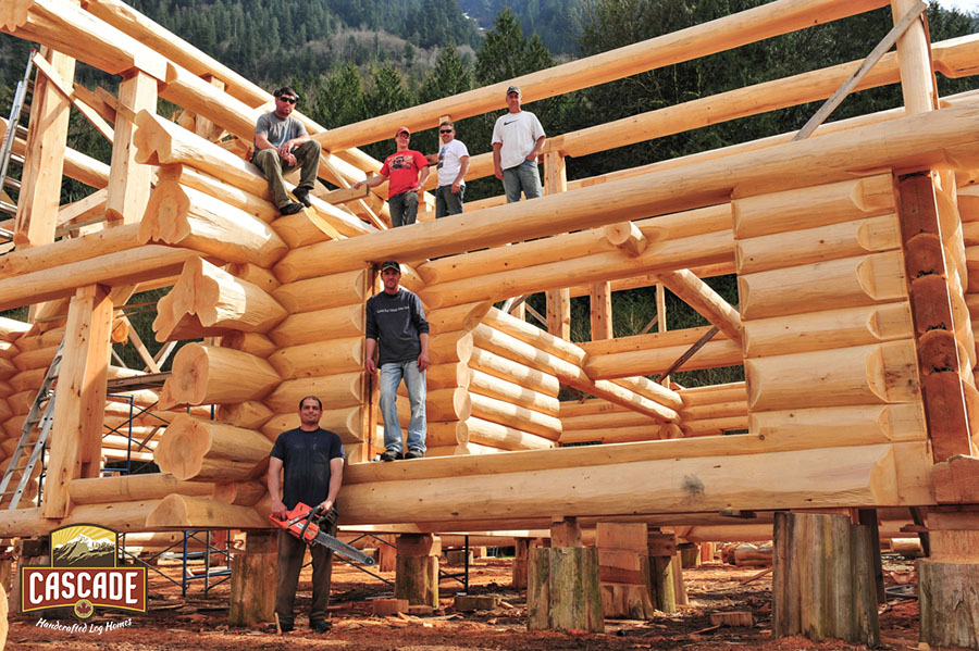 BCLogHomes's tweet photo. It's #ThrowbackThursday!

A great shot of the team from 2014!  We're standing on a Western Redcedar log home we just completed, for a great client in Colorado.

#tbt #teamworkmakesthedreamwork #logsmiths #handcraftedloghomes #craftsmenship #craftsmen #loghome #logcabin https://t.co/uZn3LEtNWX