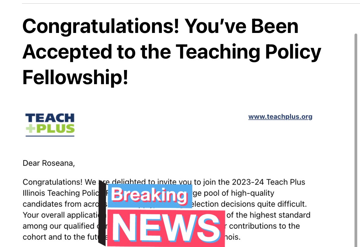 I am SO EXCITED! This fellowship will allow me to gain extensive professional growth and continue my advocacy work in the field. <a href="/Naperville203/">Naperville 203</a> #PartnersinGrowth #multilingual #equity