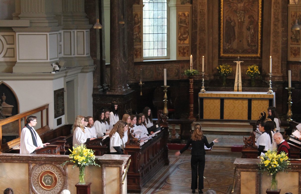 Beautiful singing from the Chapel Choir today - Choral Evensong @St_Marylebone_. Well done to all! #evensong #choralsinging