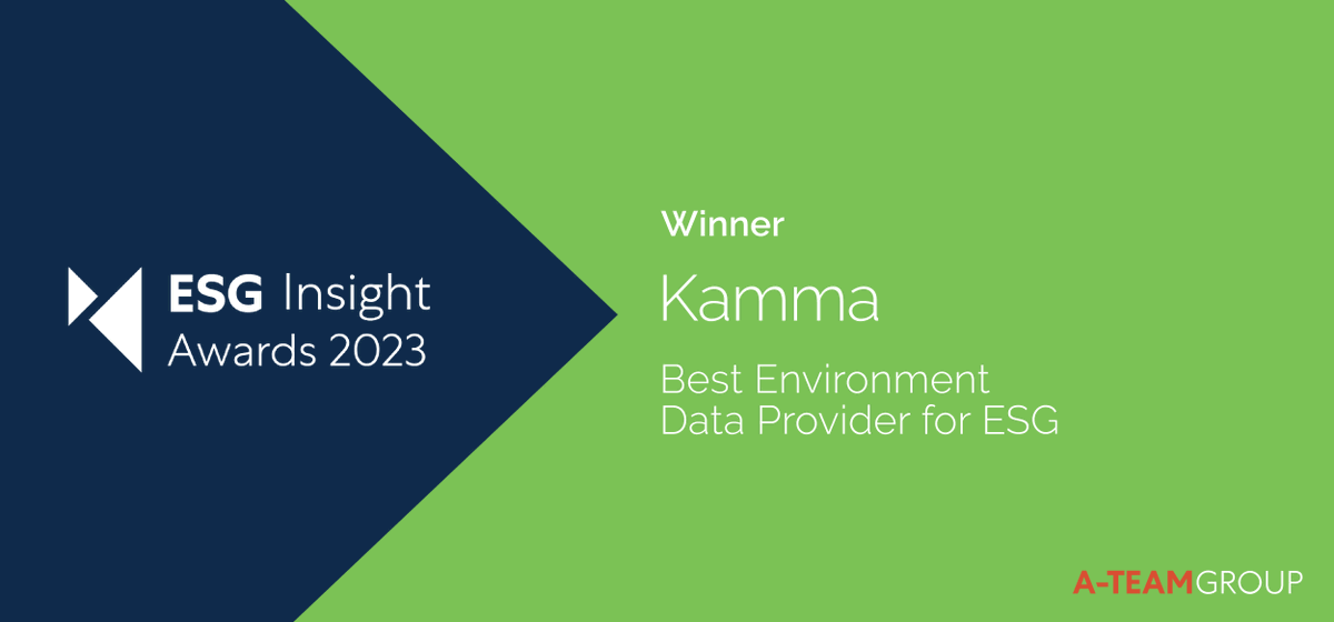DataMgmtInsight's tweet image. And the winner is.... @kamma_data! Congratulations on winning Best Environment Data Provider for ESG in the 2023 ESG Insight Awards!

a-teaminsight.com/awards/esg-ins…

#ESGIawards #ESG #environmentdata #dataprovider